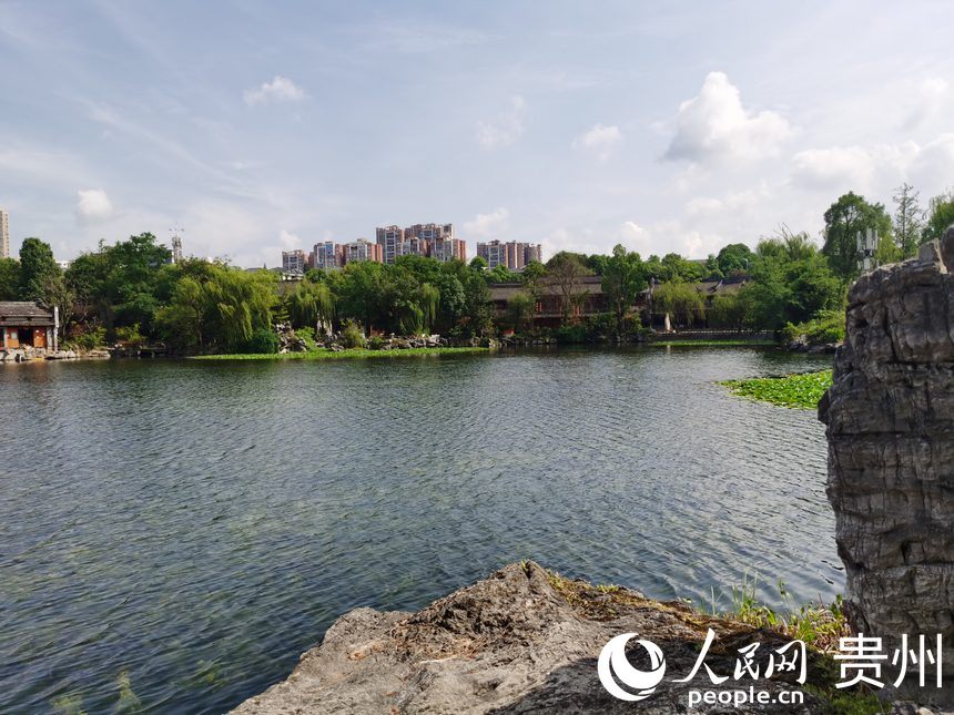 貴陽泉湖公園。人民網 陳晶晶攝
