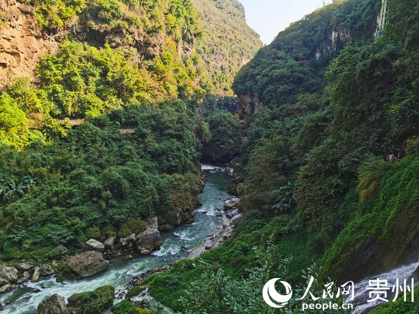 興義馬嶺河峽谷。人民網(wǎng) 陳晶晶攝