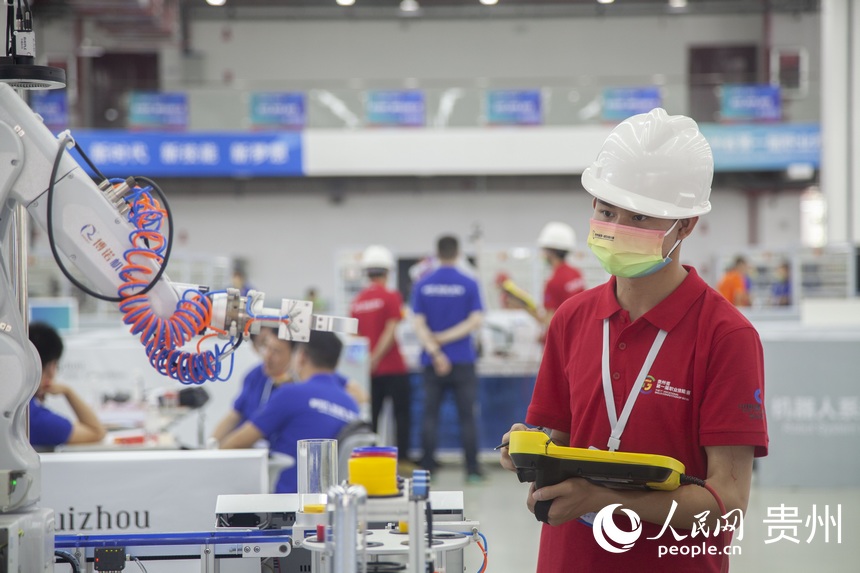 比賽現場。人民網 龍章榆攝