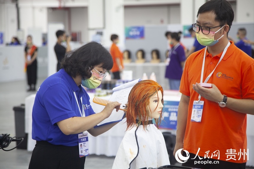 比賽現場。人民網 龍章榆攝