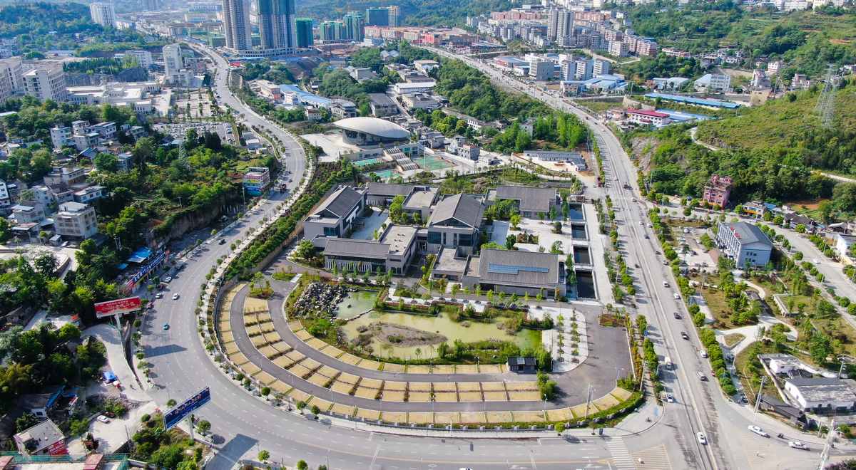 俯瞰思南工業(yè)園區(qū)