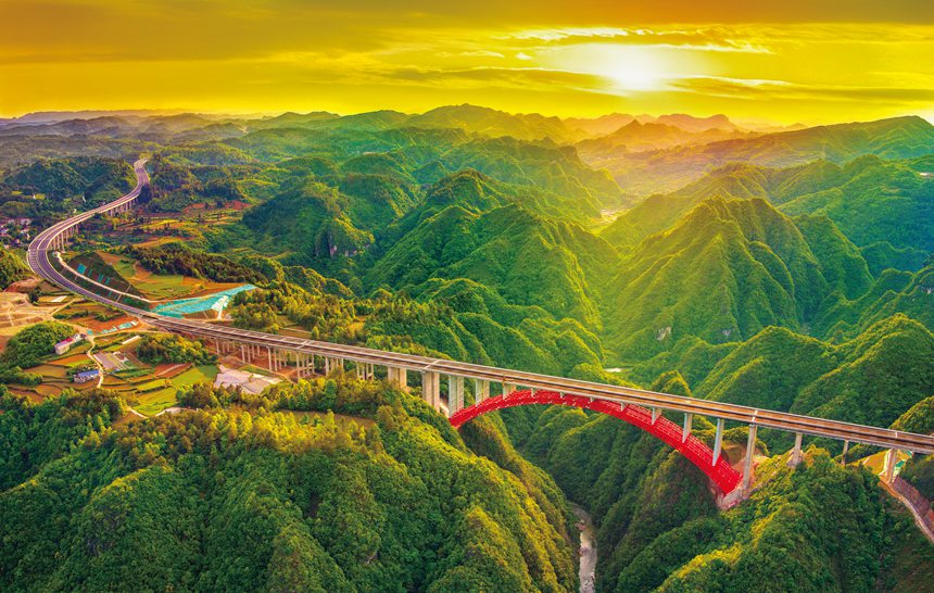 烏梅河特大橋。貴州省交通運輸廳供圖