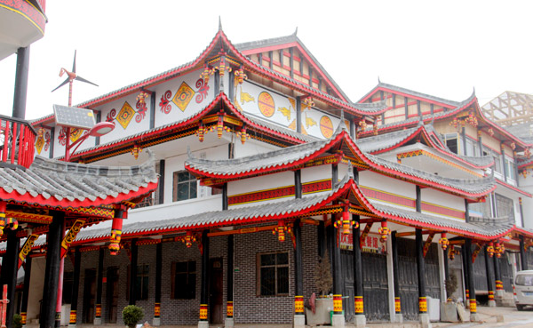 威寧自治縣板底鄉特色民居。