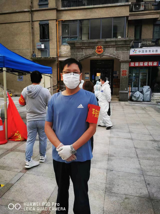 池繼林在抗疫一線。