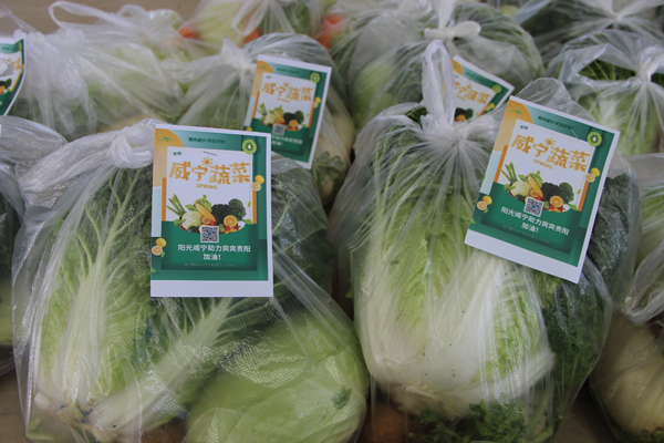 威寧蔬菜助力貴陽。