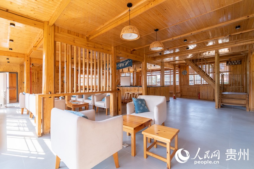 龍塘村的民宿。人民網 涂敏攝