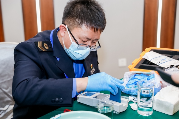 競賽現場。  貴州省衛健委供圖