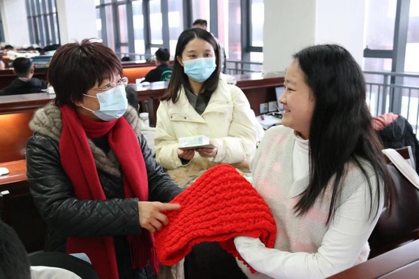 溫暖考研學子活動現場。貴州大學供圖