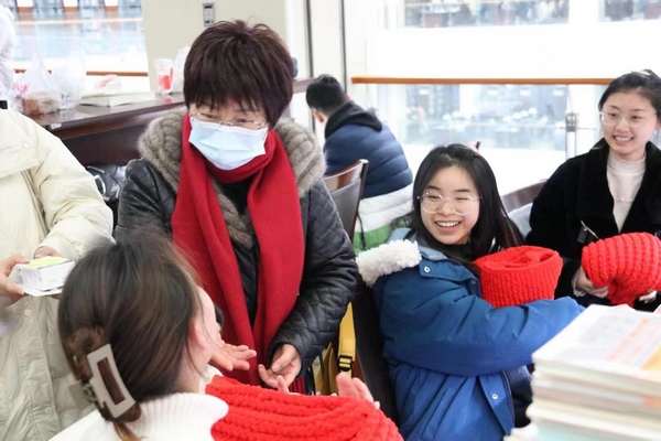 溫暖考研學子活動現場。貴州大學供圖