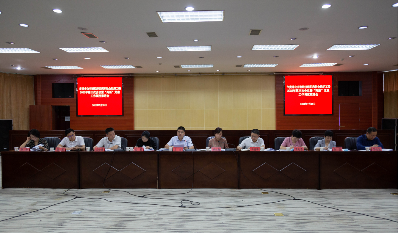 畢節市委組織部副部長、市委非公有制經濟組織和社會組織工委書記文超同志組織召開市委兩新工委第三次會議暨兩新黨建工作推進會議