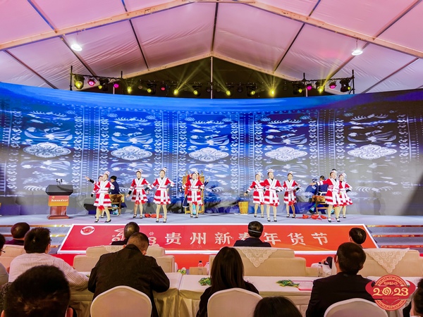 苗族歌舞展演。黔西市融媒體中心供圖