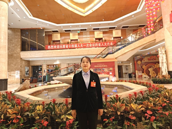 貴州省人大代表、六枝特區龍河鎮龍場村陳小敏。受訪者供圖