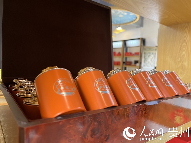 太極古茶產品。人民網 李麗萍攝