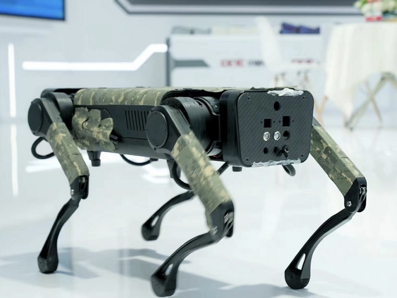 中國電科制造的機器人。中國電子科技集團有限公司供圖