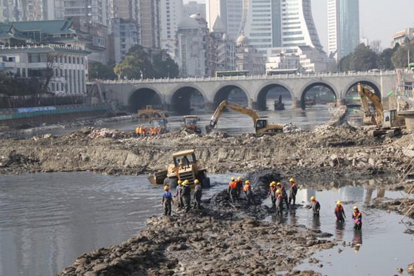 2013年10月24日的南明河。中國水環(huán)境集團(tuán)供圖
