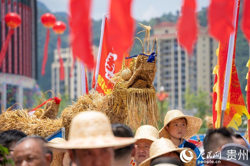 2023德江癸卯年六月六“水龍節”現場。人民網記者 涂敏攝