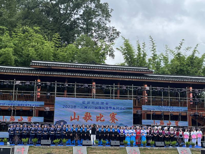 7、山歌比賽。劉雪飛攝