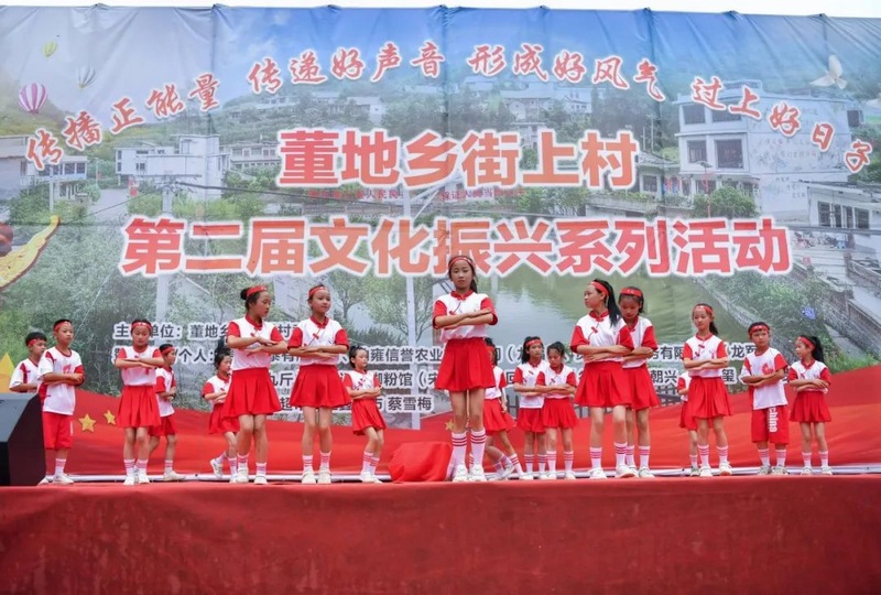 董地鄉街上村文藝匯演現場。