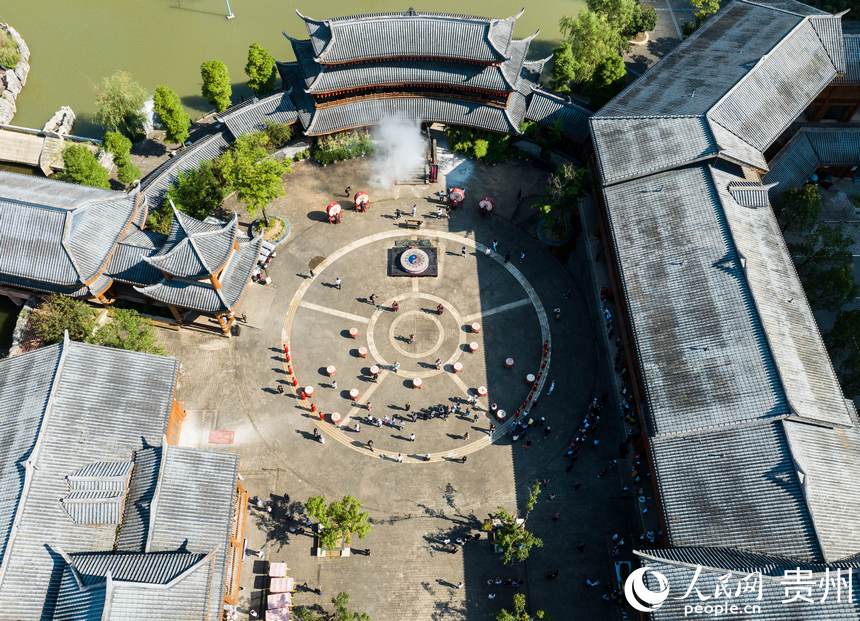 航拍中國(guó)儺城。人民網(wǎng) 陽(yáng)茜攝