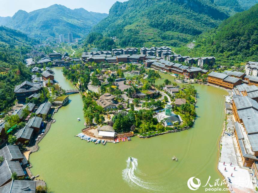 航拍中國儺城。人民網(wǎng) 陽茜攝