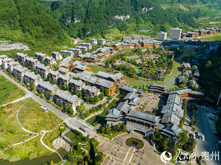 航拍中國儺城。人民網 陽茜攝