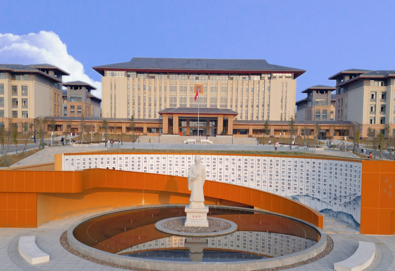 校園環境。趙爽攝