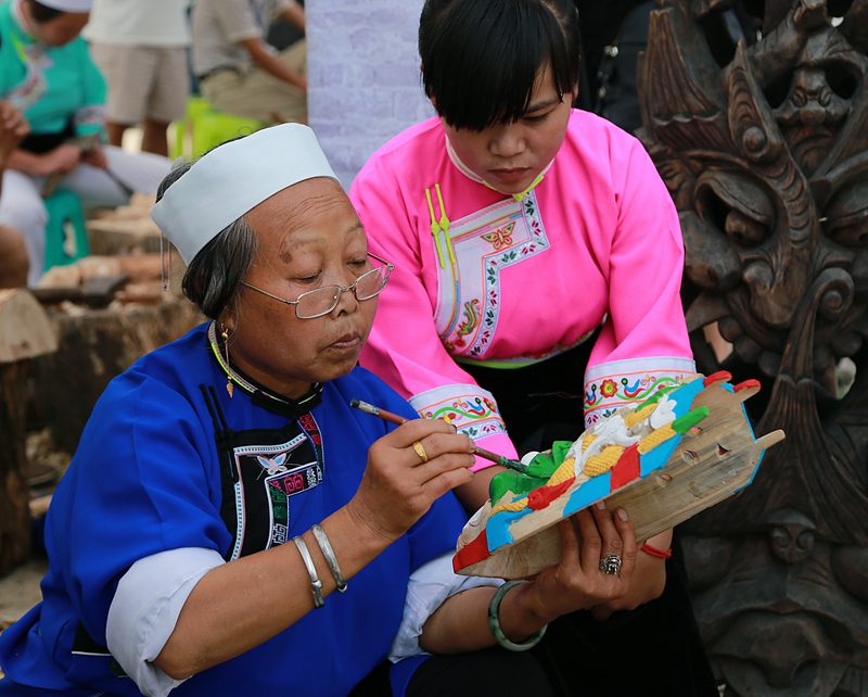 安順屯堡人家民俗風情。安順市委宣傳部供圖