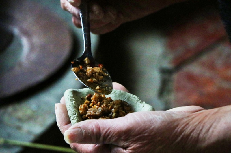 包清明粑。李平供圖