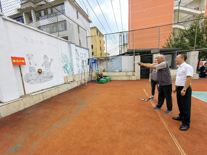 圖為舉辦文體活動。