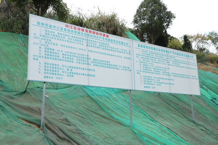印江自治縣易地扶貧搬遷后續扶持生產車間建設項目簡介。