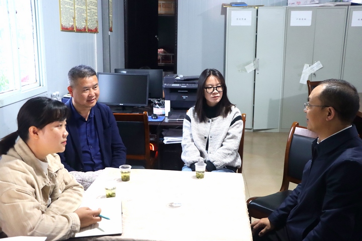 圖為調研現場。