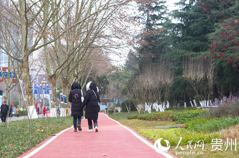 杏壇公園綠道一角。人民網 龍章榆攝