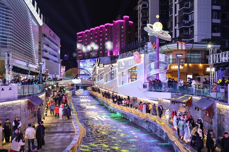 貫城河復(fù)涌。云巖區(qū)融媒體中心供圖