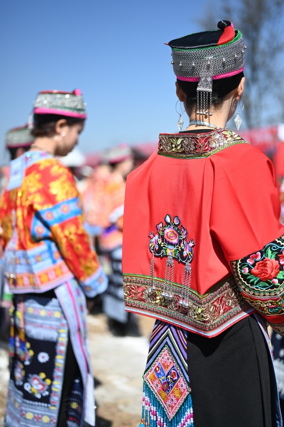 苗族跳花活動現場。