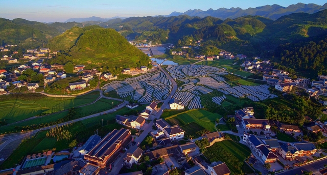 遵義市播州區楓香鎮花茂村新貌。貴州省農業農村廳供圖