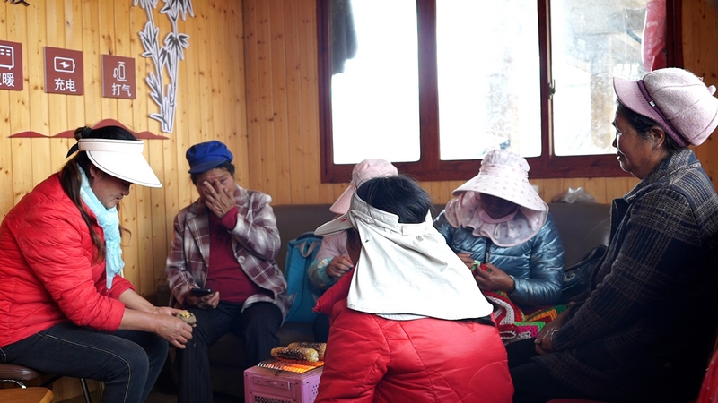 位于烏蒙大草原景區內的勞動者服務站。圖片由盤州市總工會提供