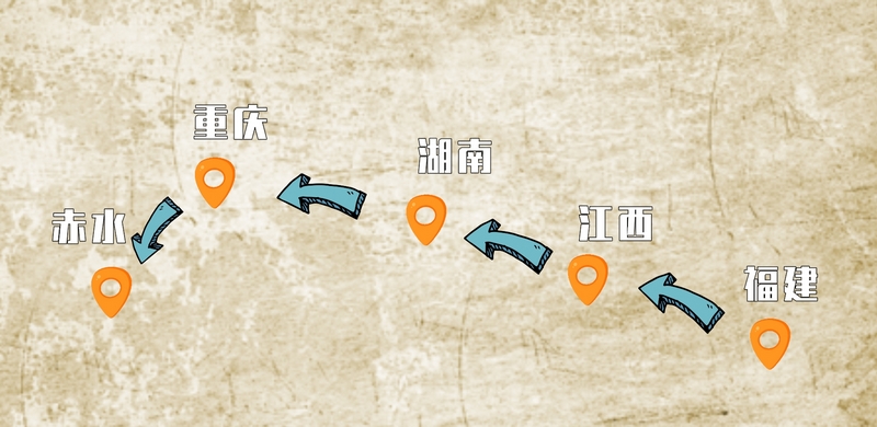 黎理泰引種路線圖。