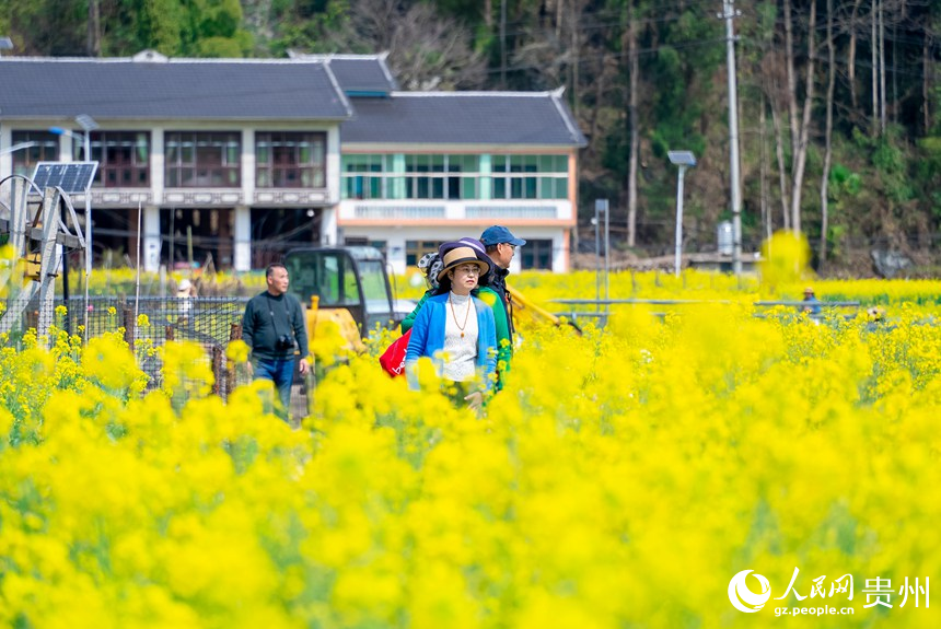 前來賞花踏春的市民。人民網記者 涂敏攝