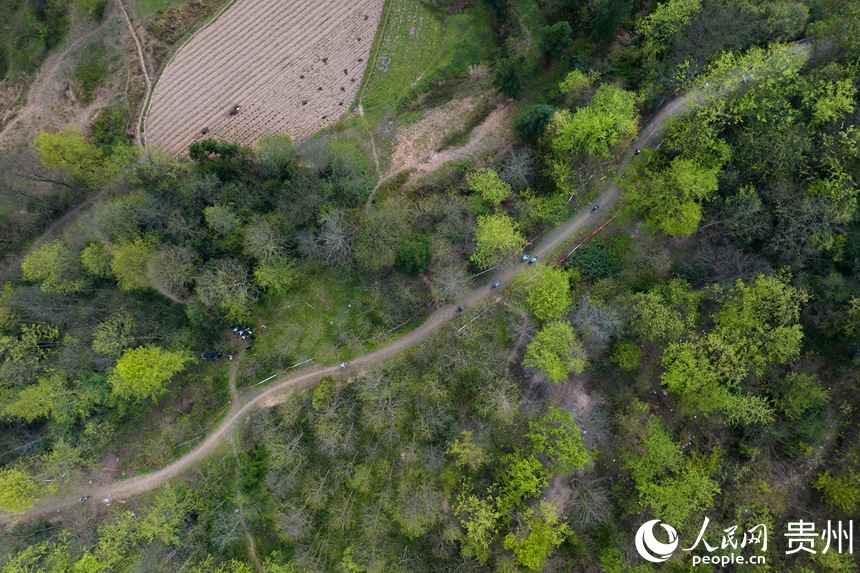 10 航拍比賽現場。人民網記者 涂敏 攝