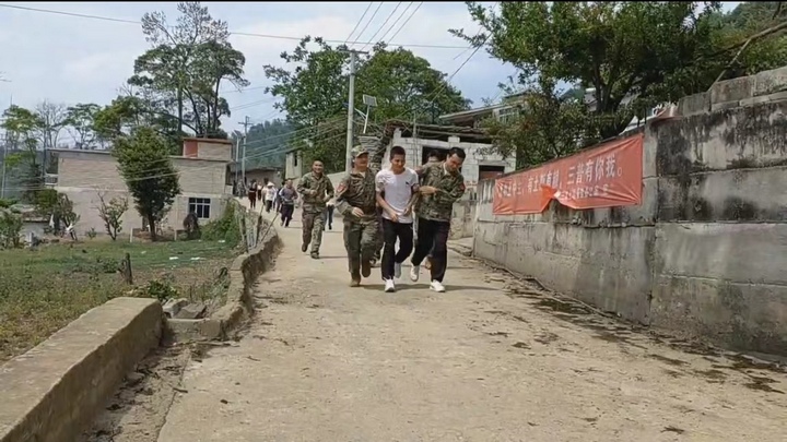 演練現(xiàn)場。