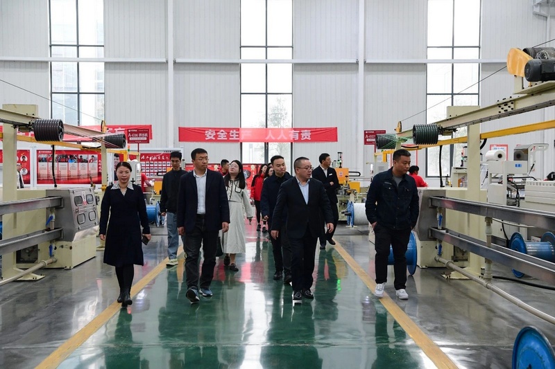 邀請專家團隊深入企業實地參觀考察。圖片由觀山湖區提供