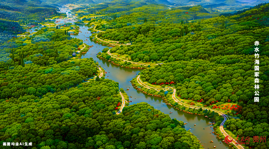 公園占地面積10666公頃(其中楠竹面積3200公頃),以浩瀚的“竹海”風(fēng)光為主,是世界上面積最大、海拔最高的竹類國家森林公園。