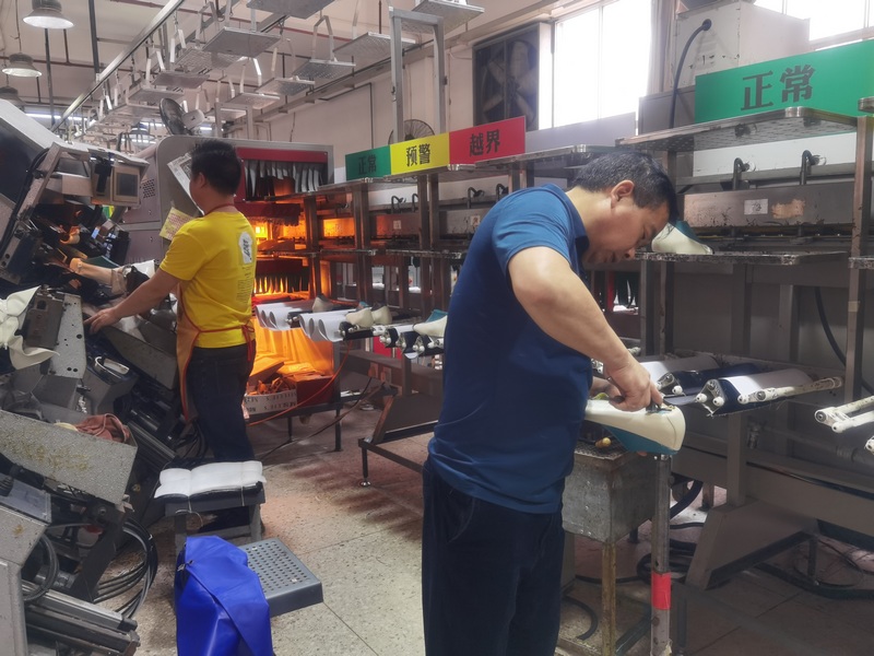 碧江經濟開發區的生產車間。