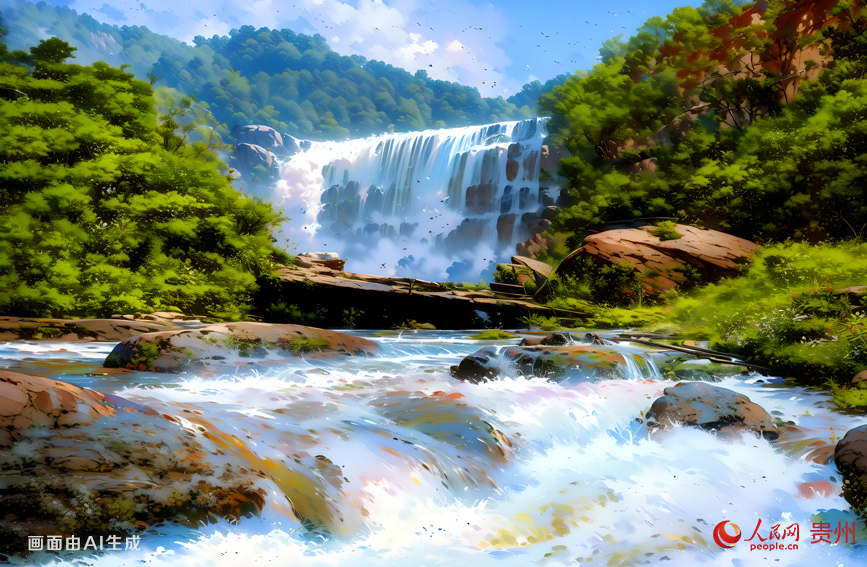 赤水大瀑布位于貴州遵義赤水市南部,高76米,寬80米,以壯觀和氣勢磅礴著稱,是我國丹霞地貌上最大的瀑布,也是我國長江流域上最大的瀑布。