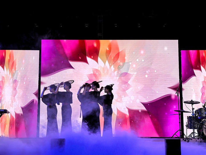 音樂(lè)會(huì)現(xiàn)場(chǎng)。