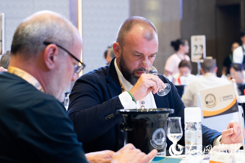 2024（貴州·仁懷）布魯塞爾國際烈性酒大獎賽現場。人民網記者 涂敏攝