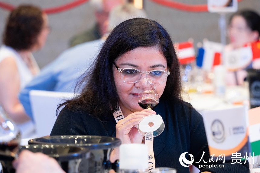 2024（貴州·仁懷）布魯塞爾國際烈性酒大獎賽現場。人民網記者 涂敏攝