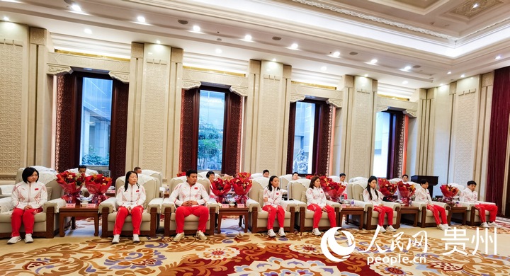 巴黎殘奧會貴州參賽人員。人民網記者 王秀芳攝