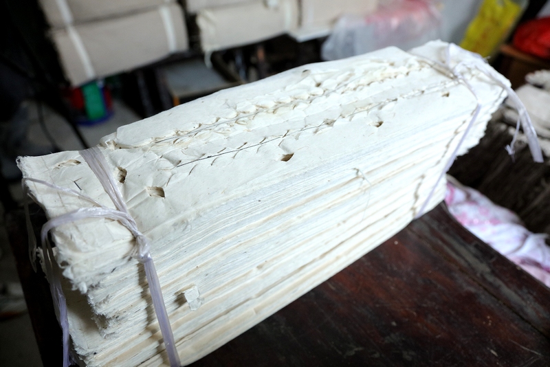 生產的白紙。姜繼恒攝