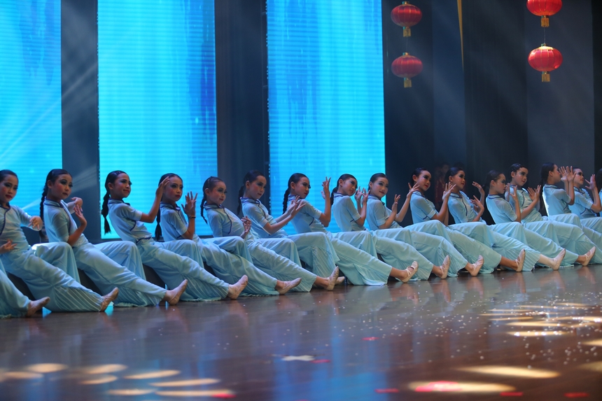 少兒春晚現場。